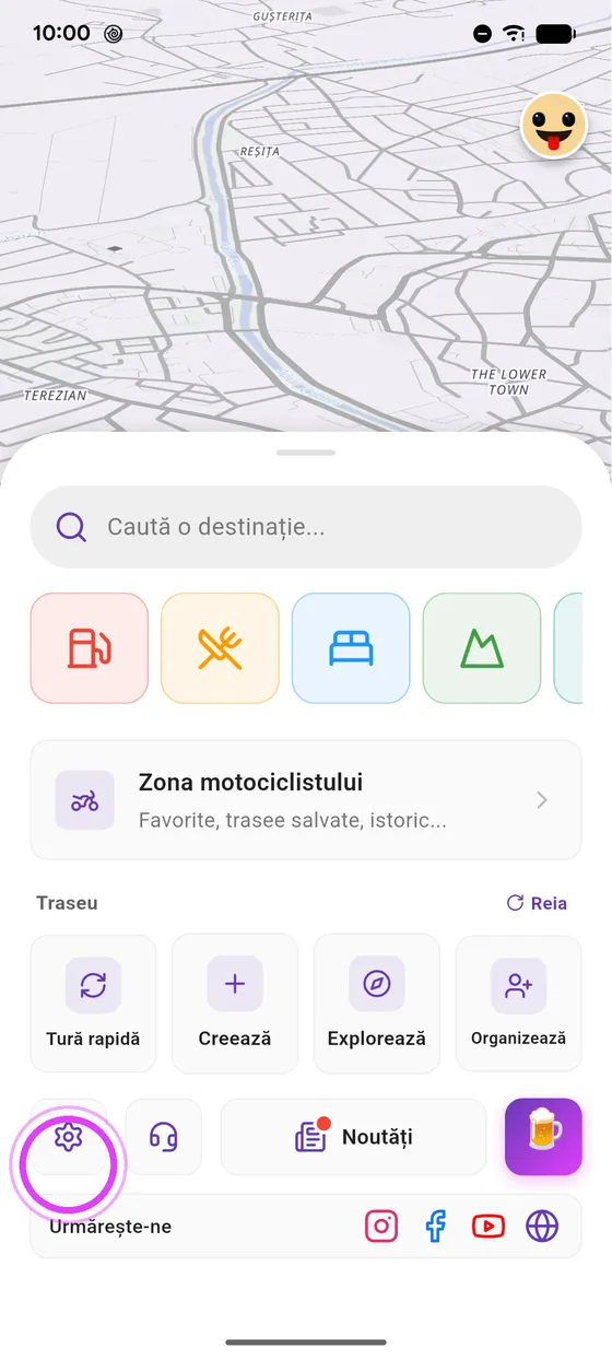 Setări și noutăți
