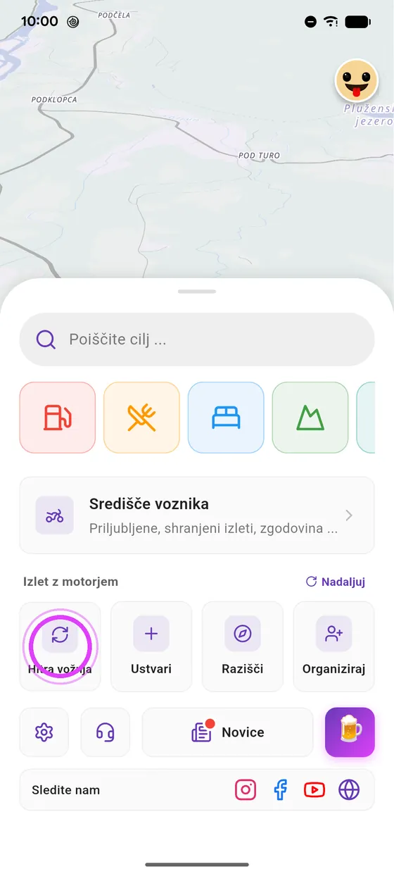 Vozi in načrtuj