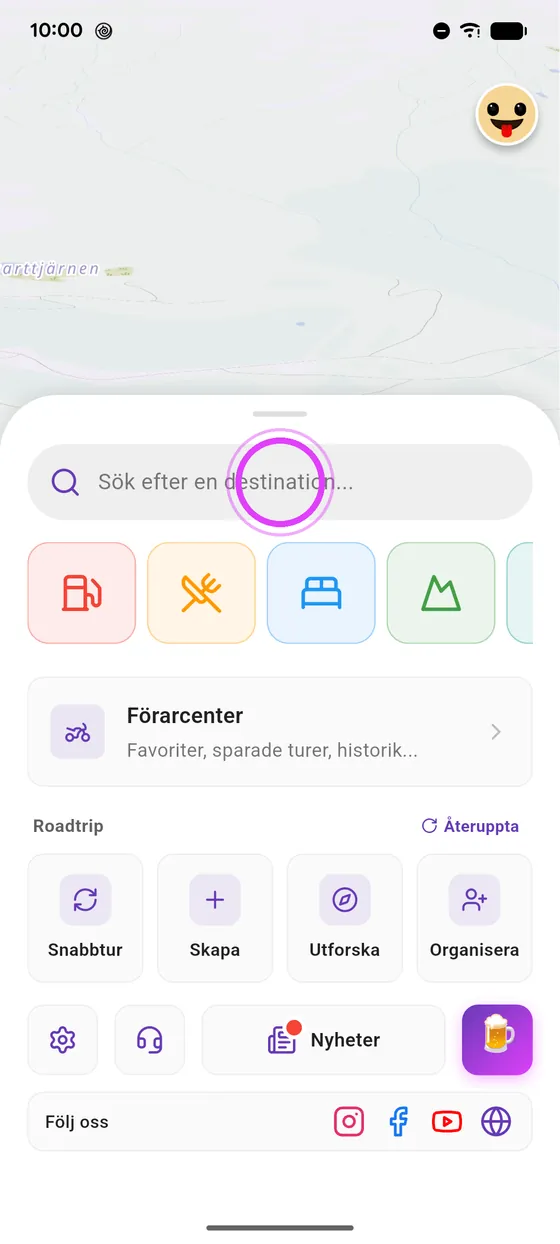 Sökningen