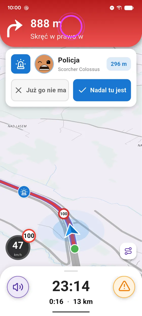 Najbliższy manewr