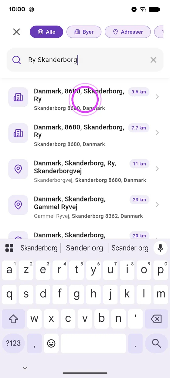 Søg et stop