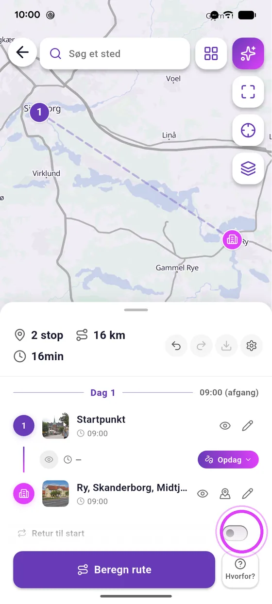 Retur til start