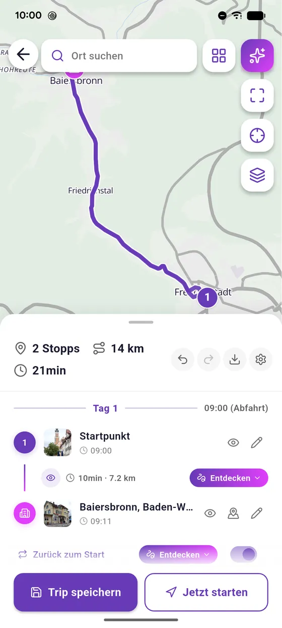 Route berechnen
