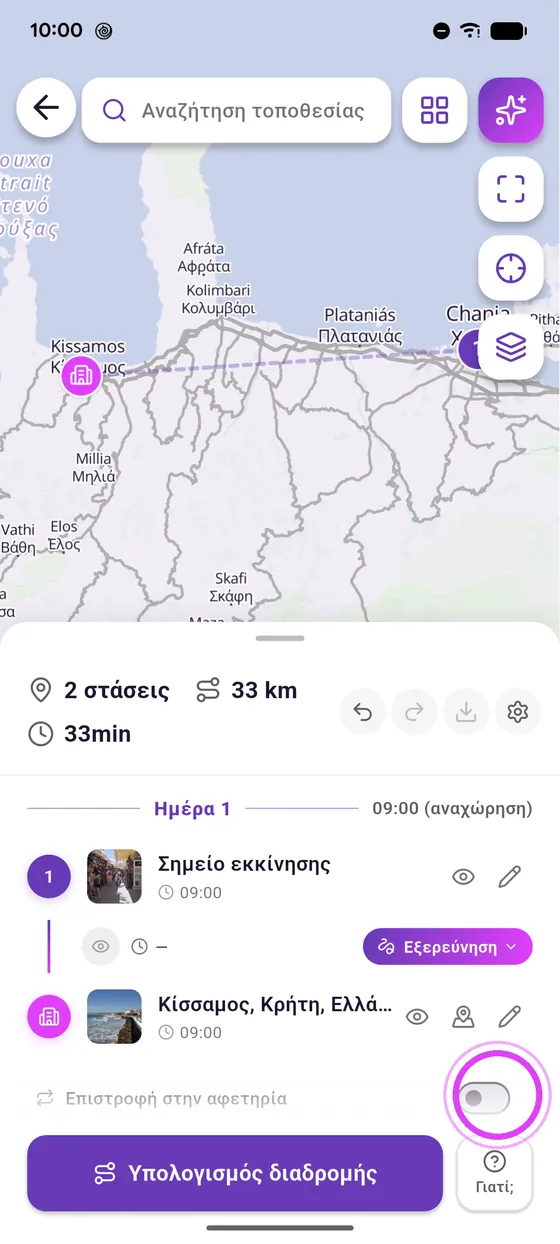 Επιστροφή στην αφετηρία