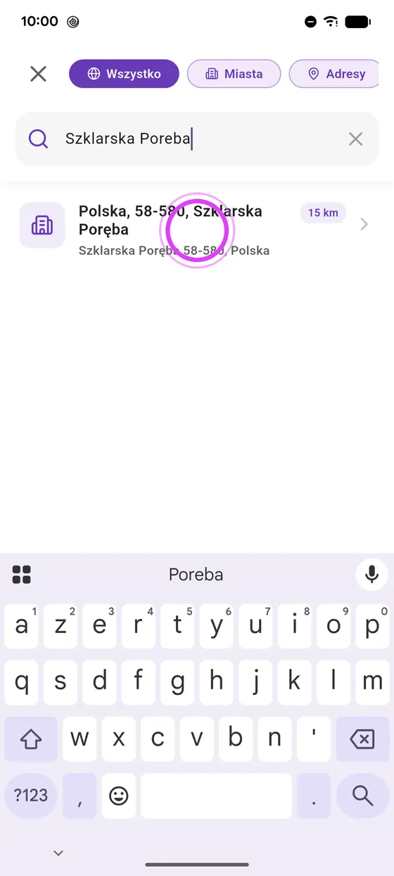 Wyszukaj etap