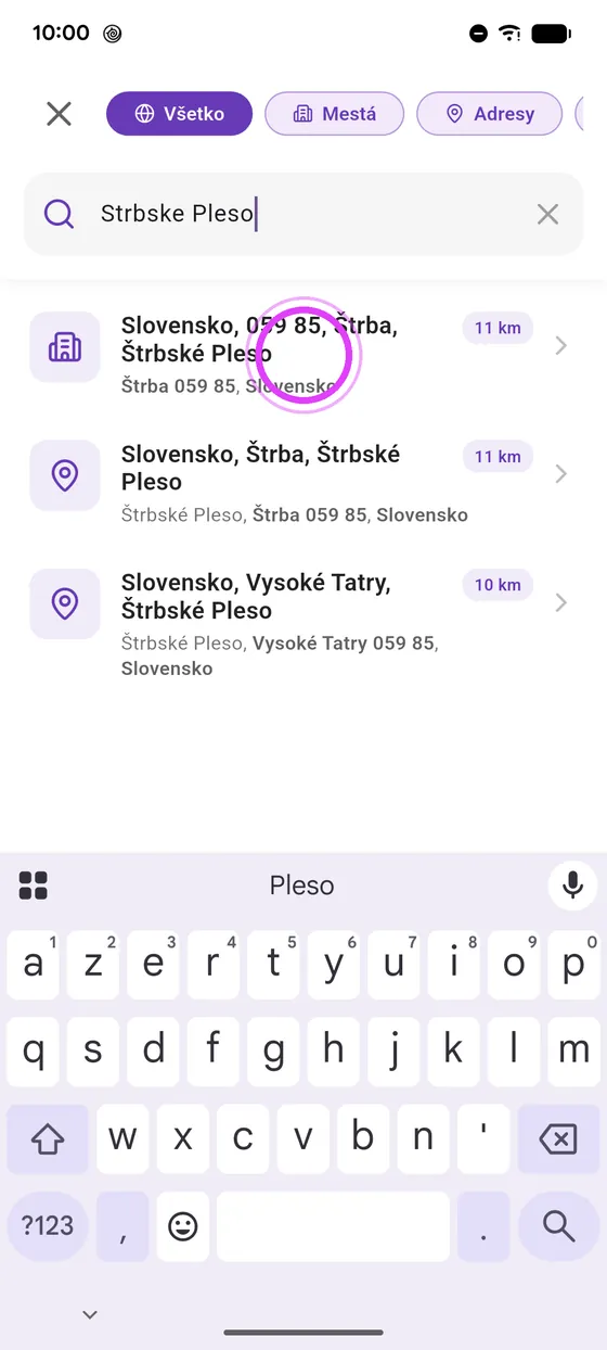 Vyhľadaj etapu
