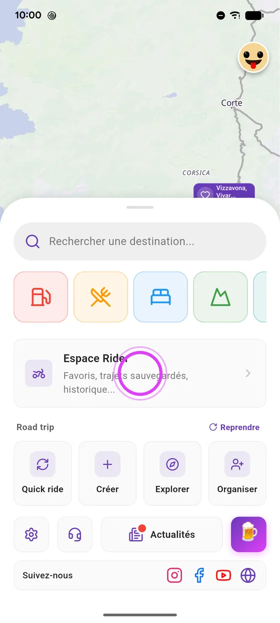 Dans l'Espace Rider