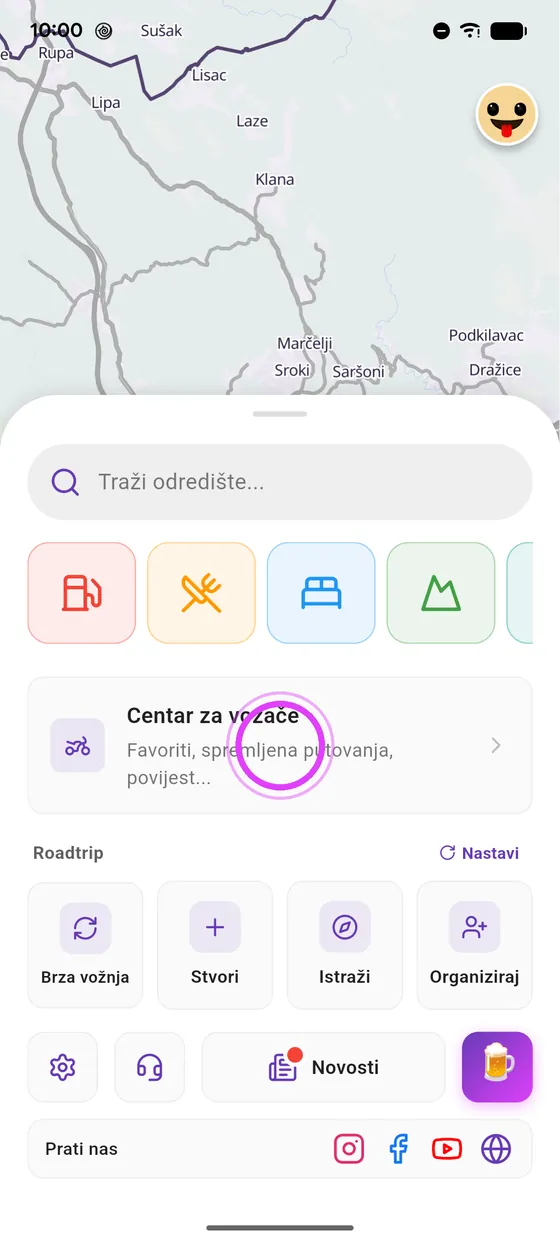 U Centru za vozače