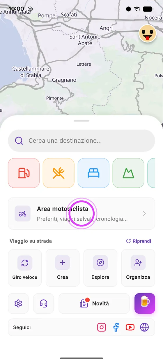 Nell'Area motociclista