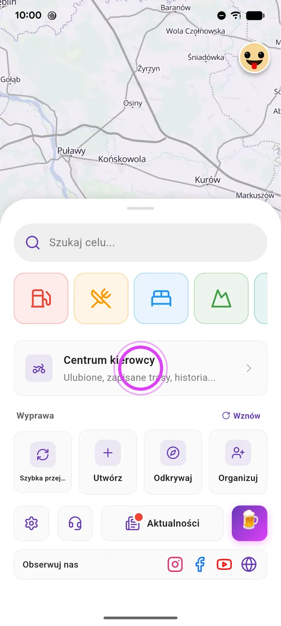W Centrum kierowcy