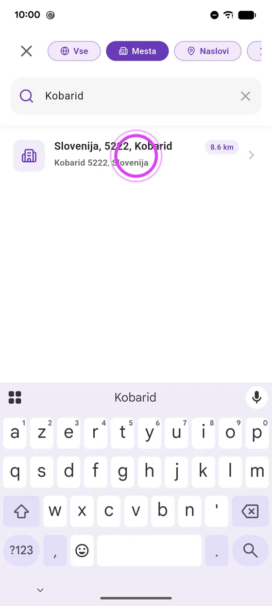 Poišči kraj