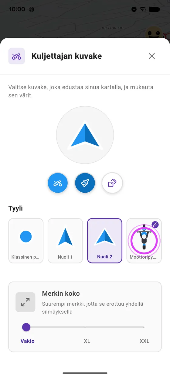 Valitse Moottoripyöräni