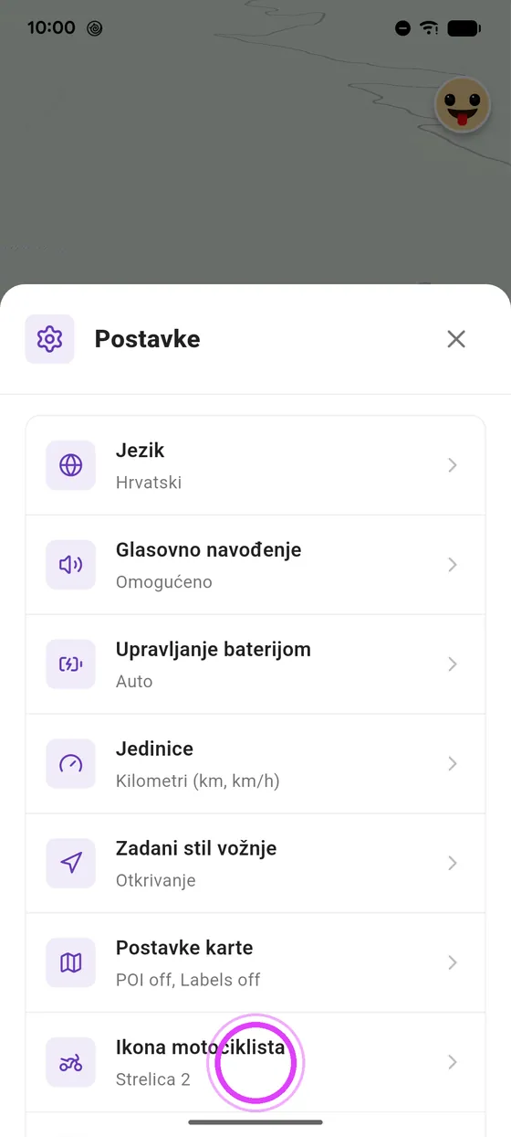 Otvori ikonu motociklista
