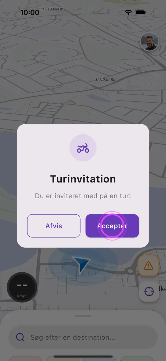 Vennen accepterer