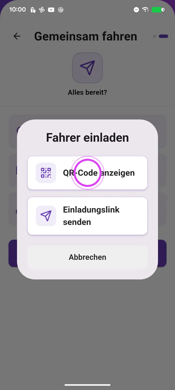 Lade deinen Freund ein