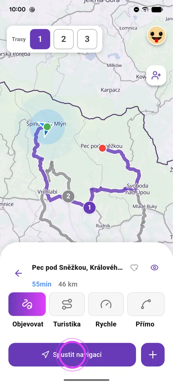 Spusť navigaci