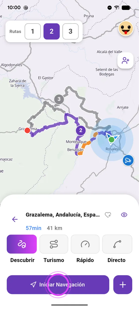 Inicia la navegación
