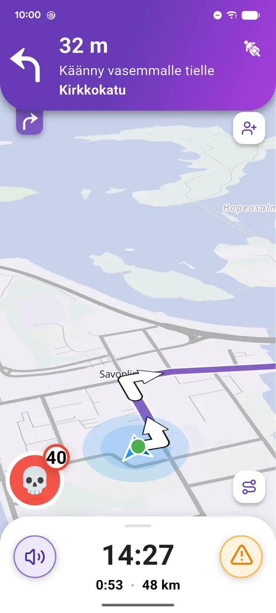 Lue navigointinäkymä