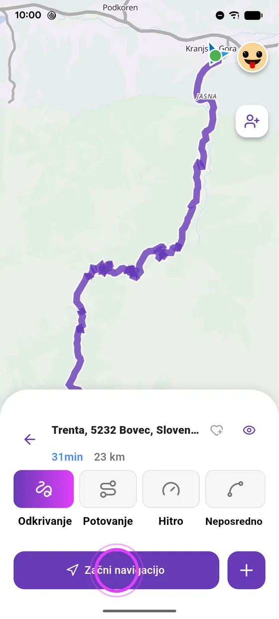 Začni navigacijo