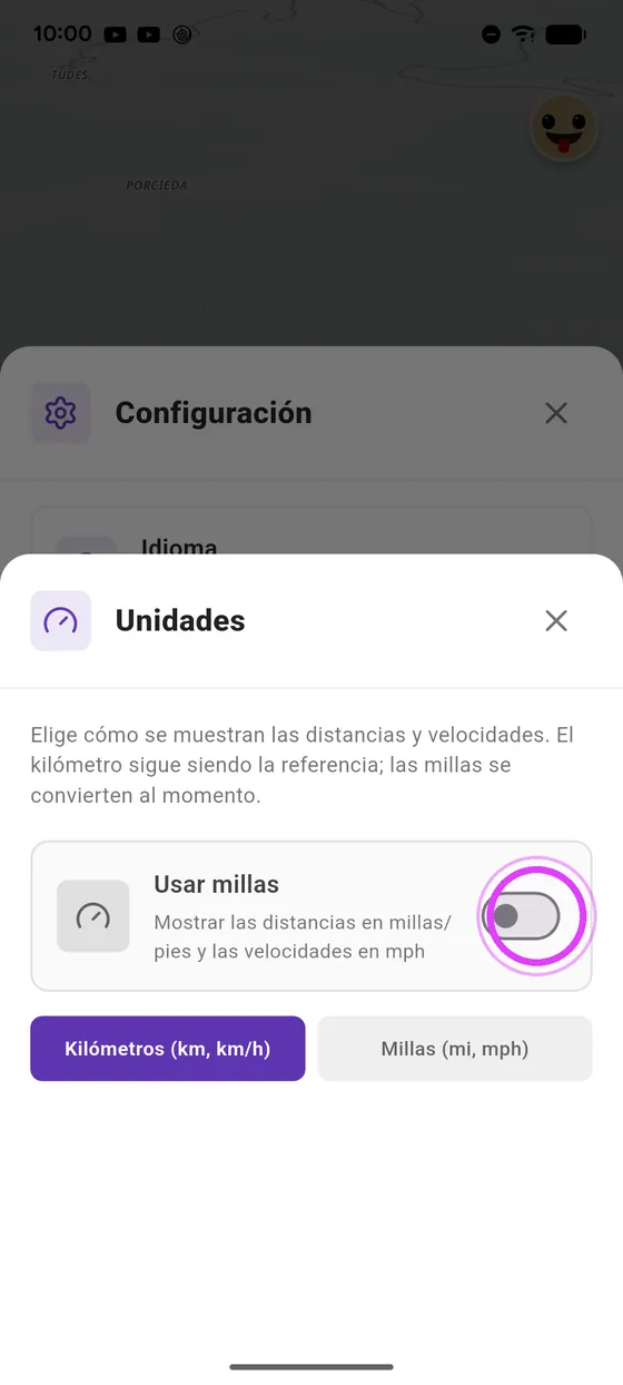 Pasa a millas