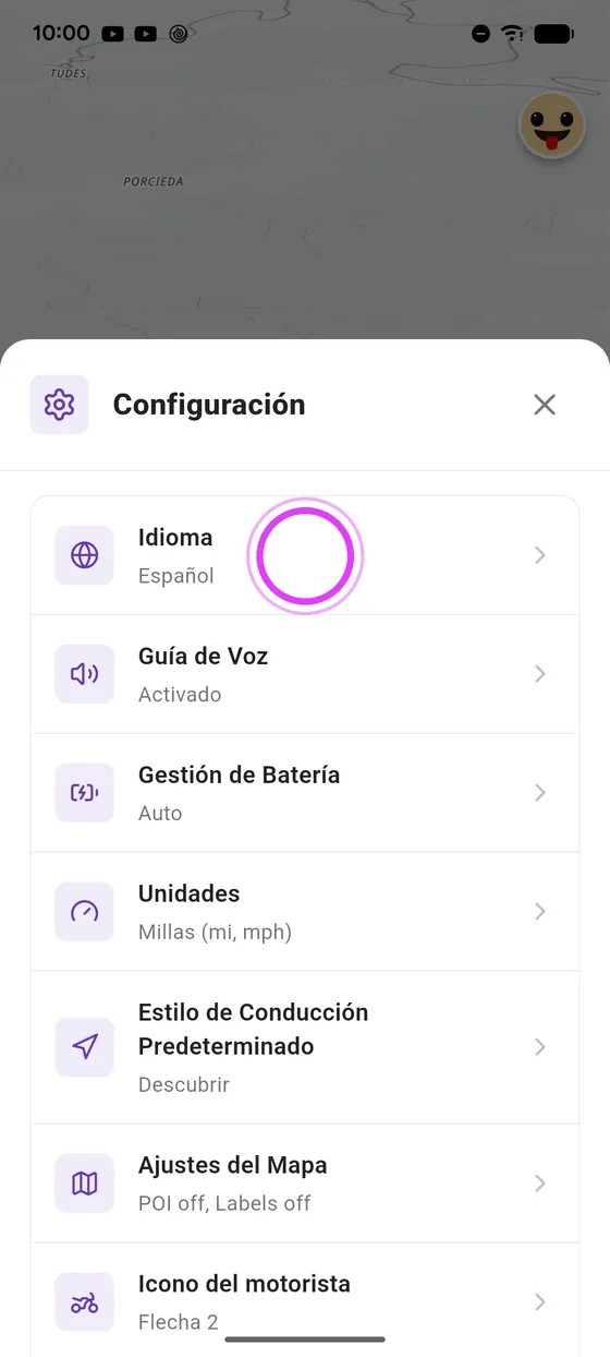 Abre el idioma