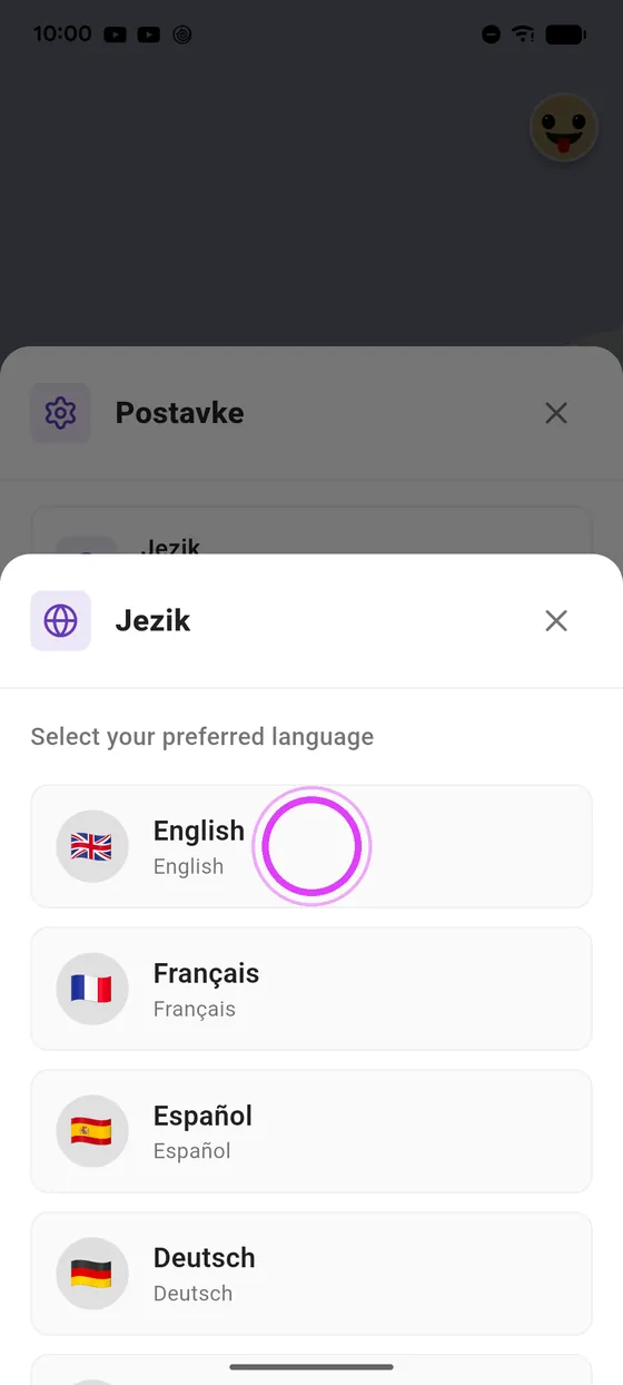 Odaberi jezik