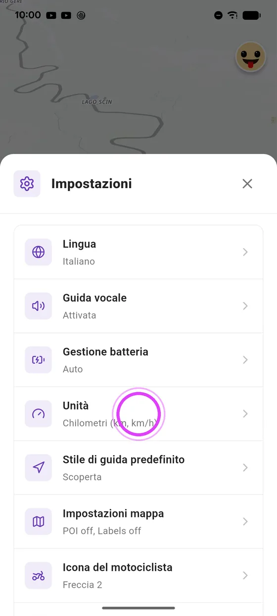 Apri le unità