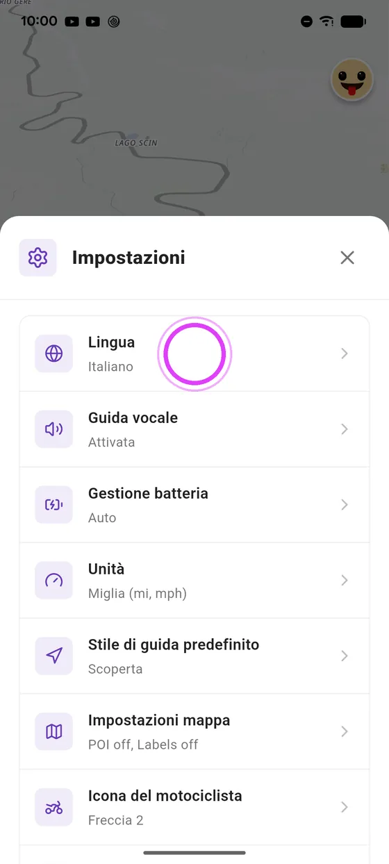 Apri la lingua