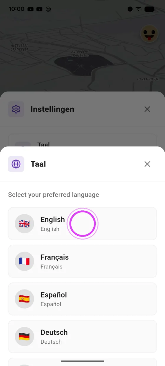 Kies je taal
