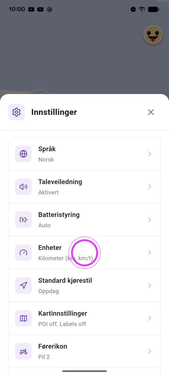 Åpne enheter