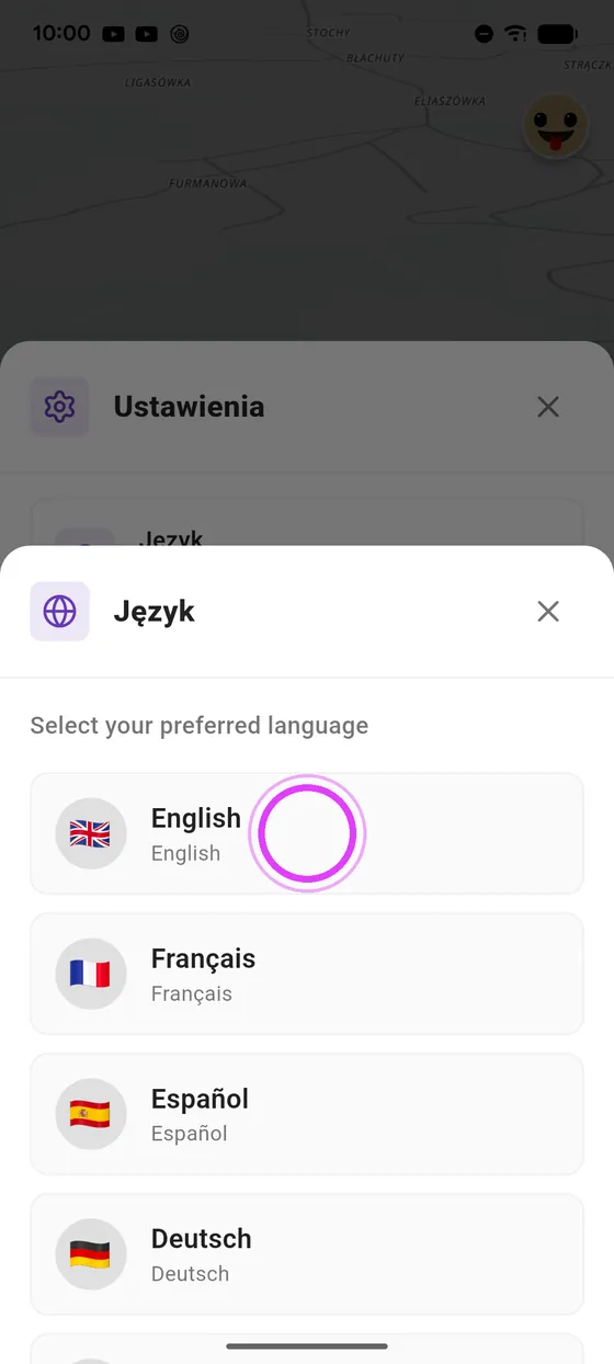 Wybierz język