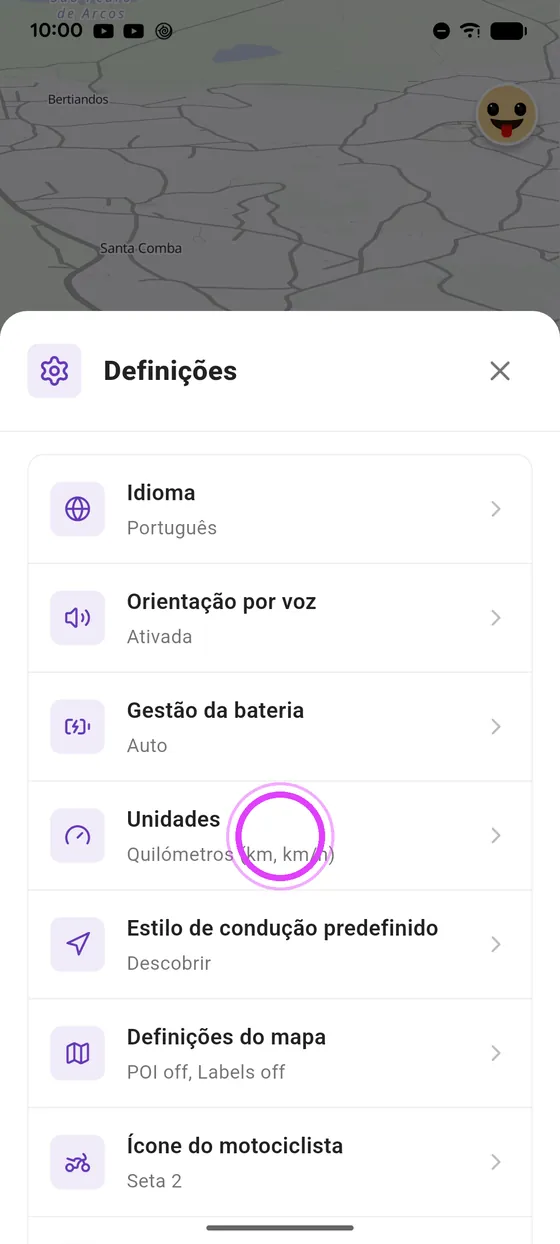 Abre as unidades