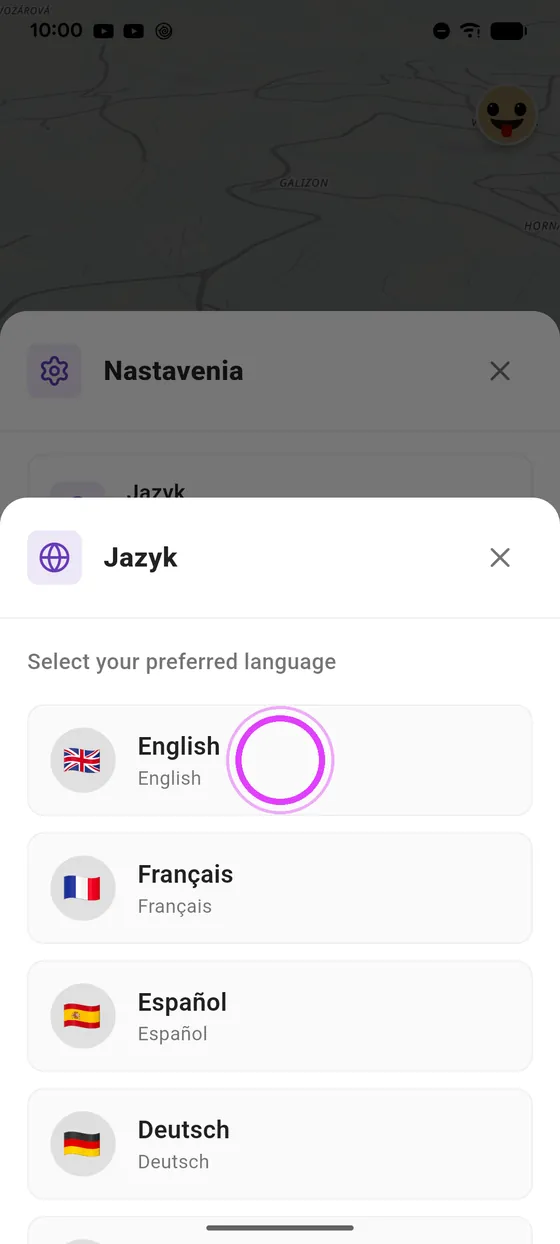 Vyber jazyk