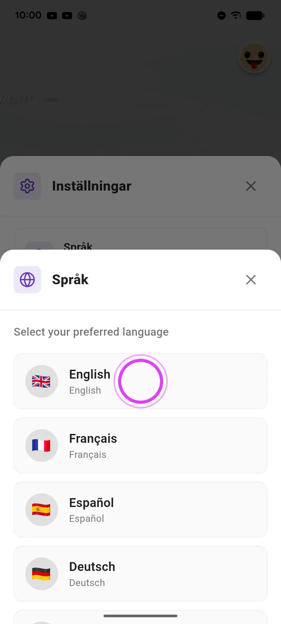 Välj ditt språk