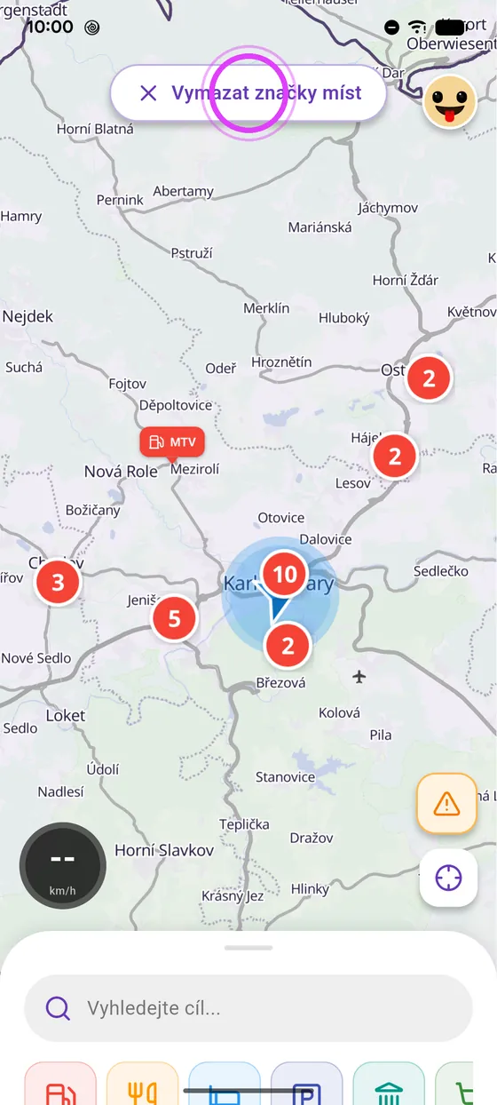 Vyčisti mapu