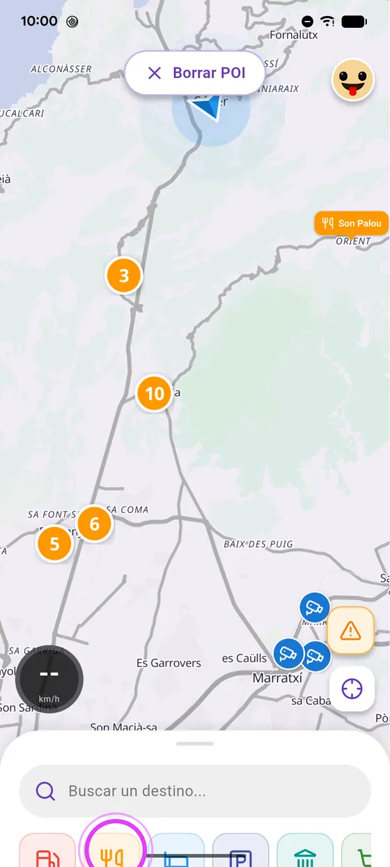 Restaurantes, hoteles, aparcamientos