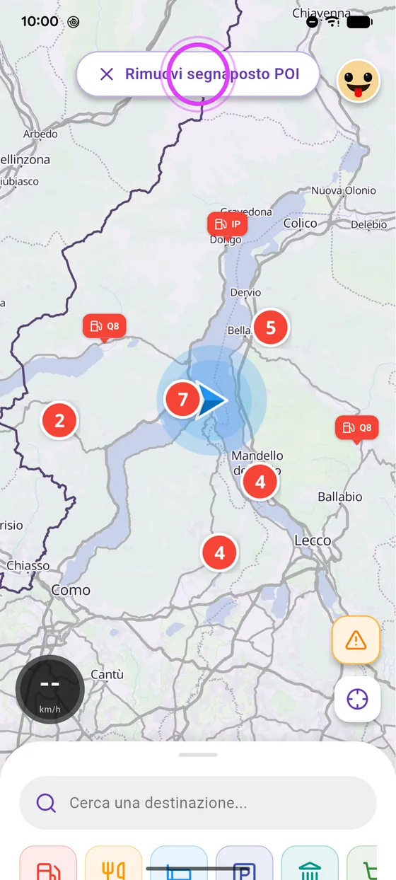 Pulisci la mappa