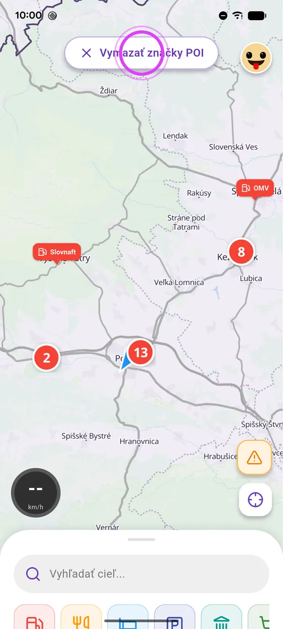 Vyčisti mapu
