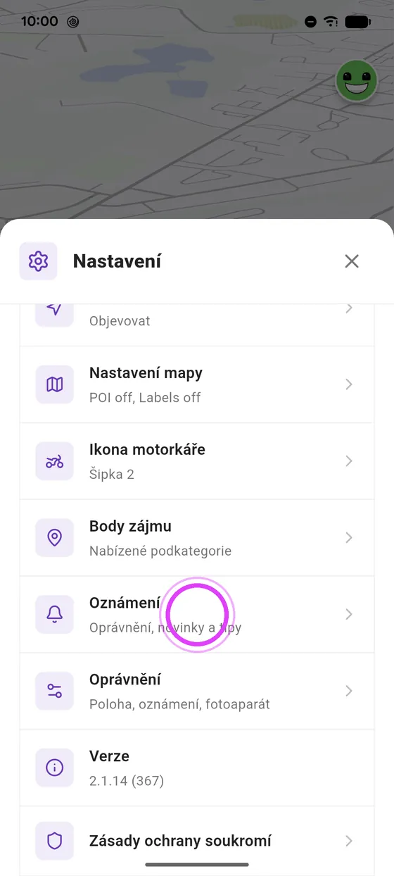 Otevři Oznámení