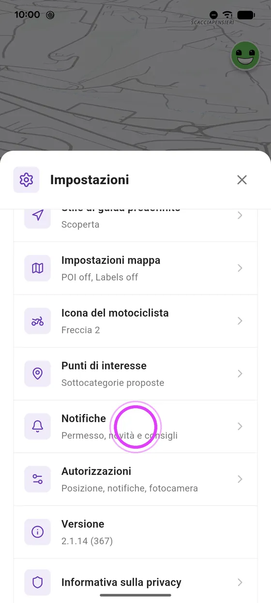 Apri Notifiche