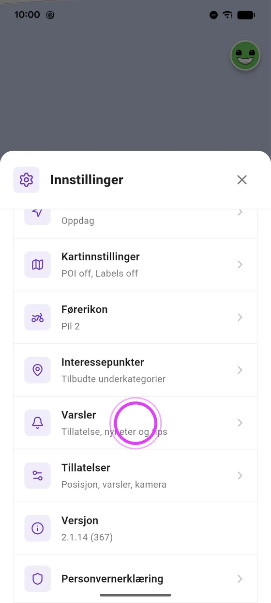 Åpne Varsler