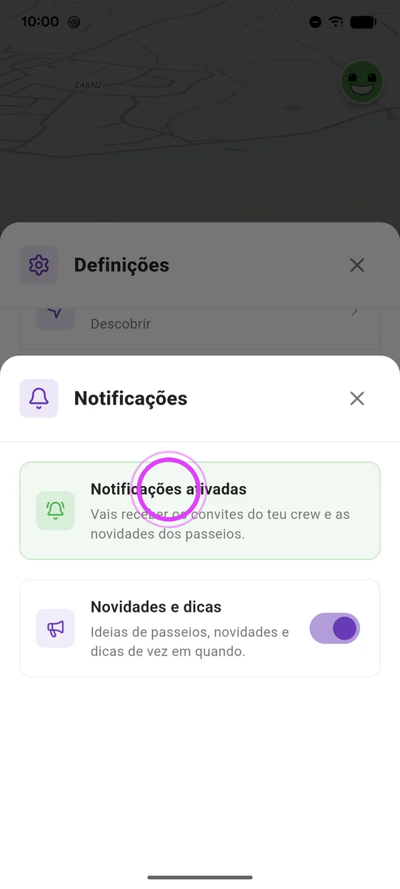 Verde: tudo ativo