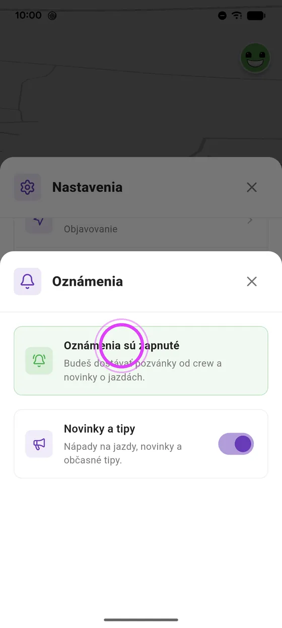 Zelená: všetko zapnuté
