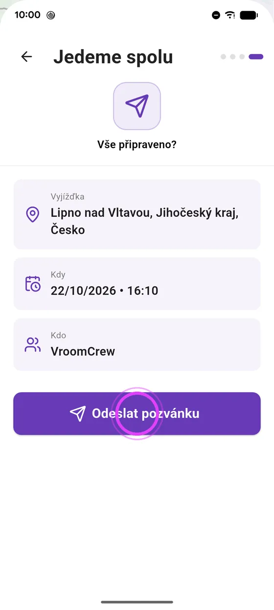 Pošli pozvánku