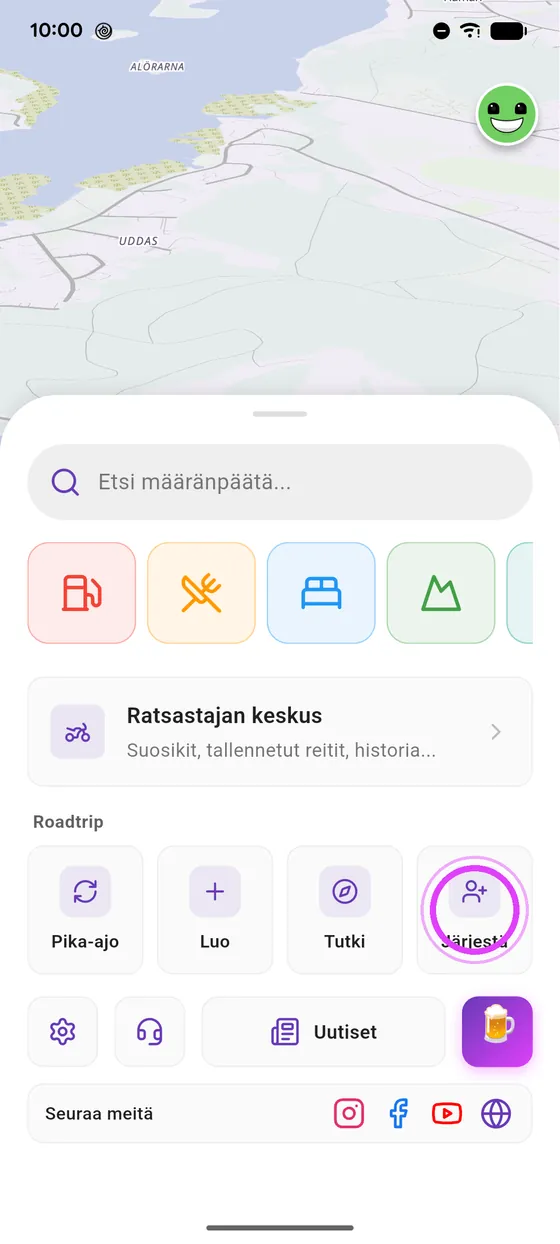 Napauta Järjestä