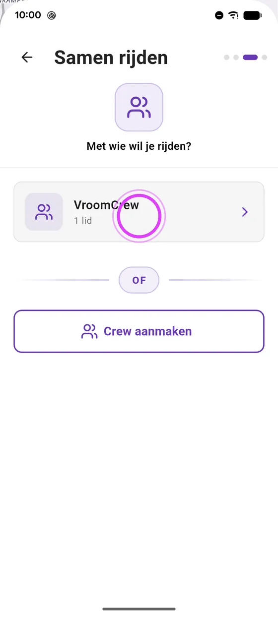 Met wie?
