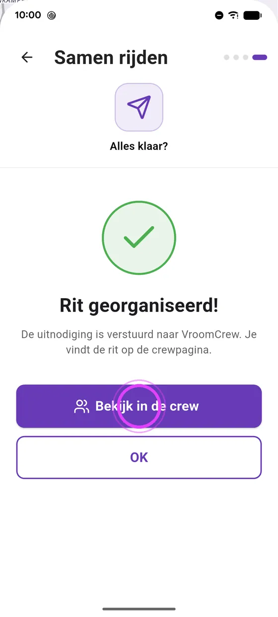 De hele crew weet het