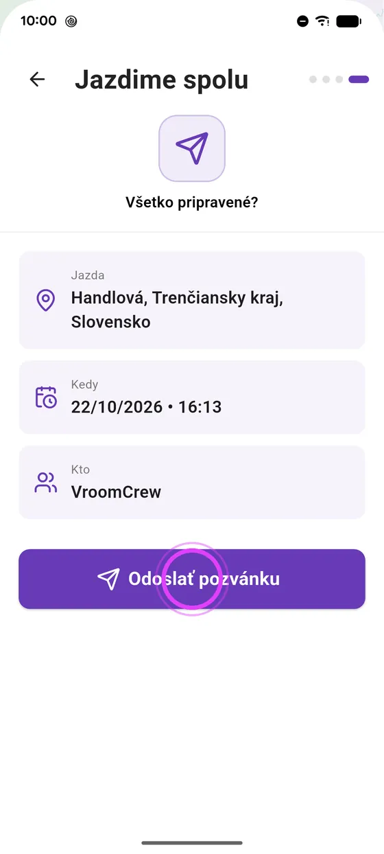 Pošli pozvánku