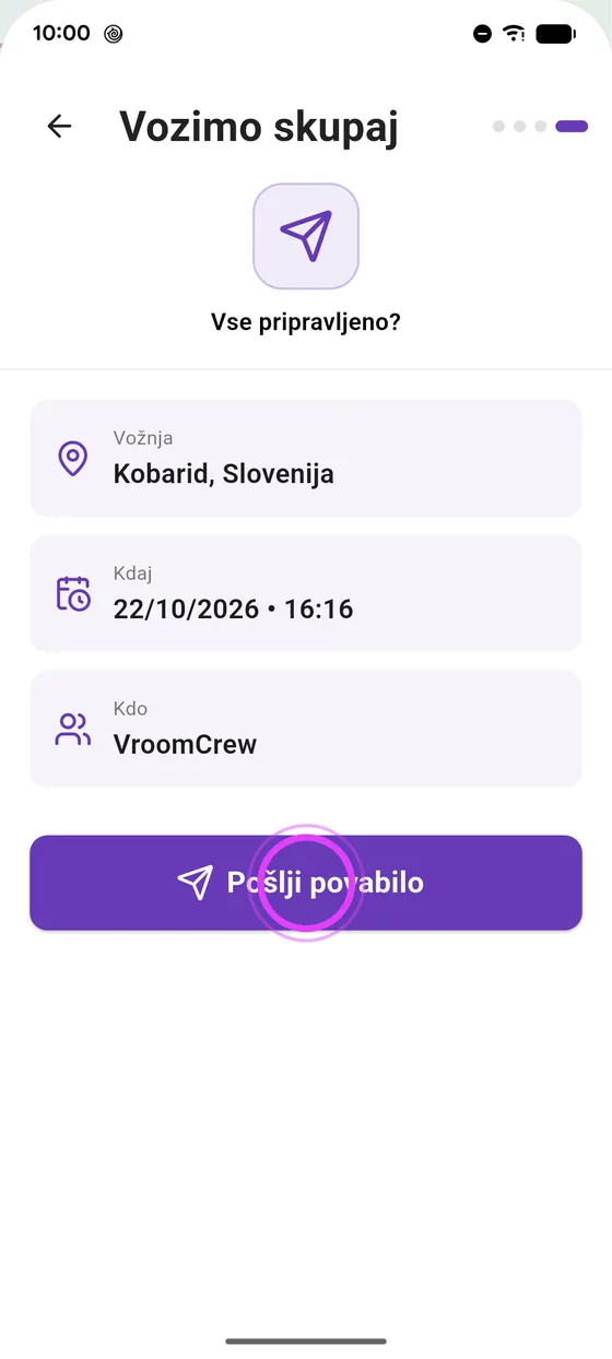 Pošlji povabilo
