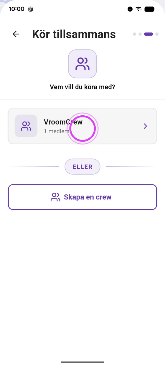 Med vem?